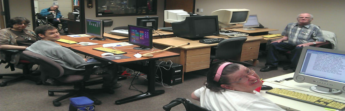 Students At Computer Desks